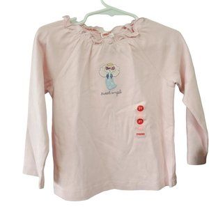 NWT Gymboree Winter Princess Sweet Angel Pink Top 2T